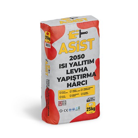 Asist 2050 Isı Yalıtım Levha Yapıştırma Harcı 25 Kg
