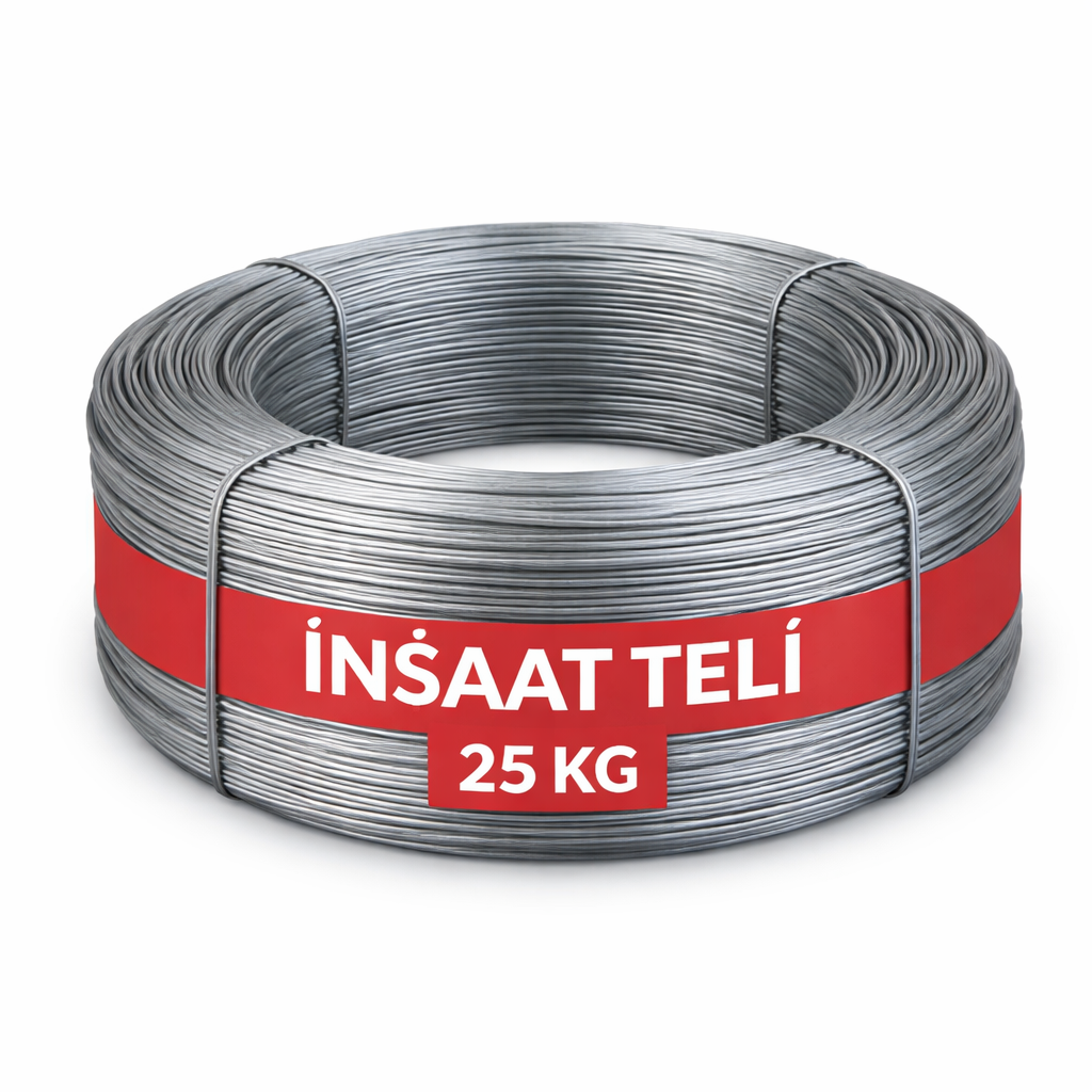 İnşaat Teli 25 KG – Dayanıklı Bağlama Teli | Demir Bağlama Teli