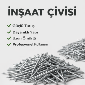 İnşaat Çivisi 8’lık  – İnşaat Yapı Kullanım Çivileri 25 Kg