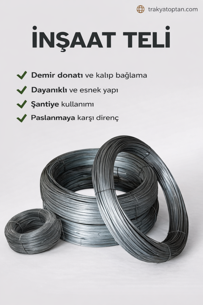 Tekirdağ Tel Çivi | Edirne ve Kırklareli’nde İnşaat Tel Çivi Satışı