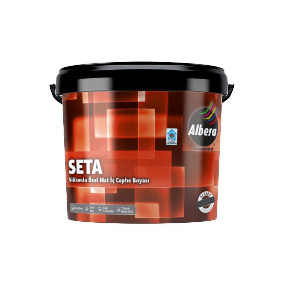 Seta Silikonlu Mat İç Cephe Boyası Baz 3 2,5 Lt