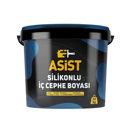Asist Silikonlu İç Cephe Boyası Baz 1 10 Kg