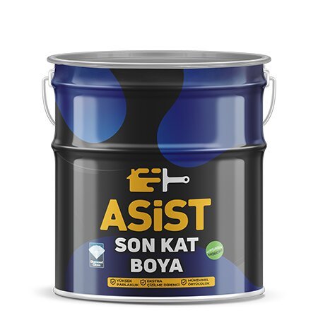 Asist Son Kat Boya Kirli Beyaz 0,75 Lt