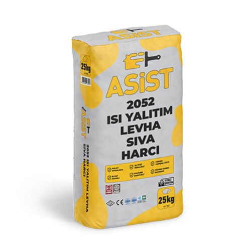 Asist 2052 Isı Yalıtım Levha Sıva Harcı 25 Kg
