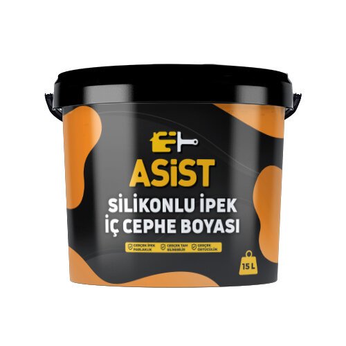 Asist Silikonlu İpek İç Cephe Boyası Baz 1 7,5 Lt