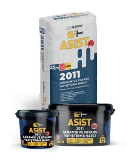 Asist Extra 2011 Seramik Ve Fayans Yapıştırma Harcı Gri C1Te 0,75 Kg