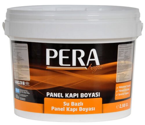 Pera Su Bazlı Panel Kapı Boyası Beyaz 0,75 Lt