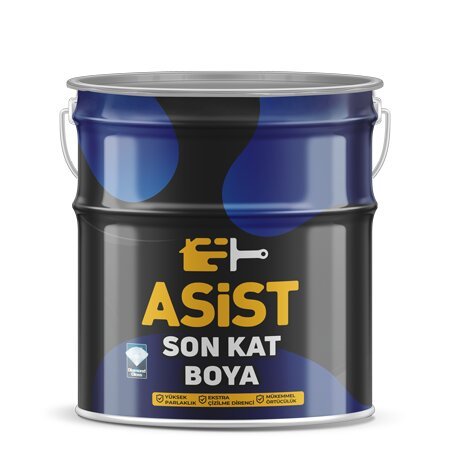 Asist Son Kat Boya Beyaz 12,5 Lt
