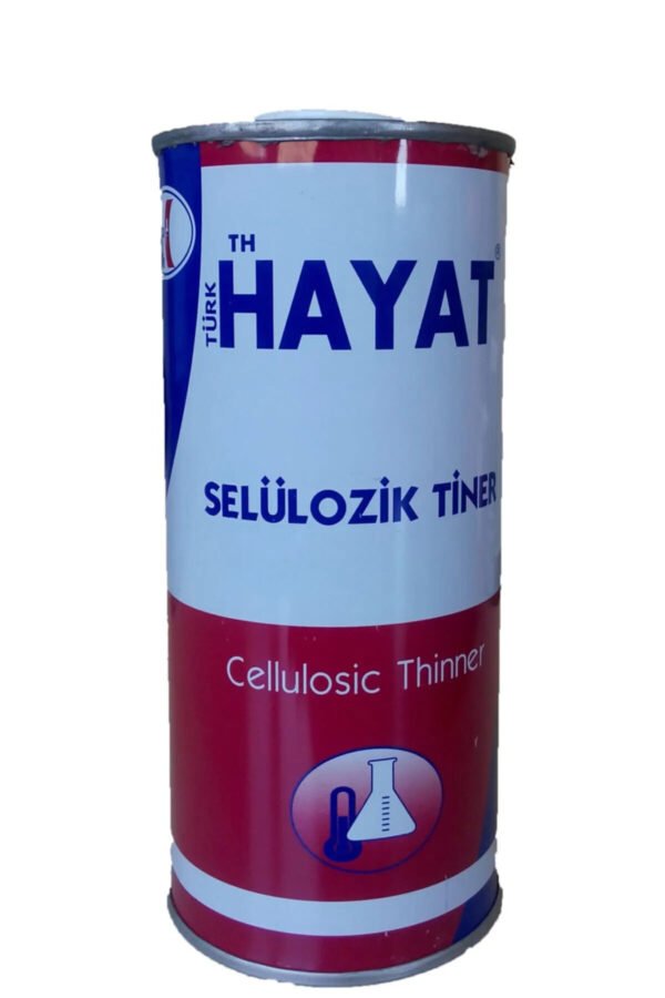 Hayat Selülozik Tiner 1/1 730 Ml (0,73 Lt)