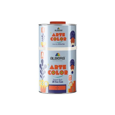 Arte Color Solvent Bazlı 2k Sıvı Cam İpek Parlak 0,75 Lt