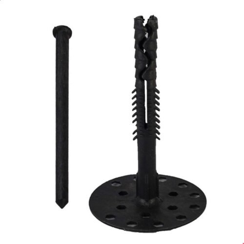 İzolasyon Mantolama Dübeli 10 Cm - Siyah (400 Adet)