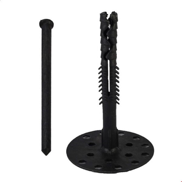 İzolasyon Mantolama Dübeli 10 Cm - Siyah (400 Adet)