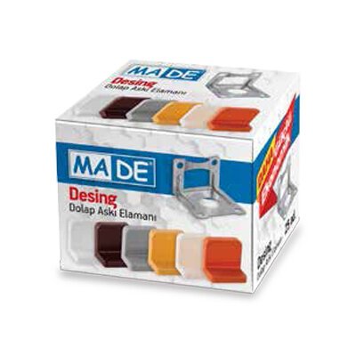 Plastik Dolap Askı Elemanı 1,2 Mm (Beyaz)