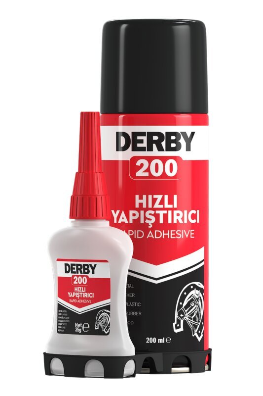 Derby 200ml MDF Hızlı Yapıştırıcı Seti