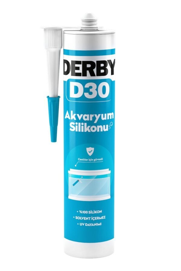 Derby D30 Akvaryum Silikonu Şeffaf - 280ml