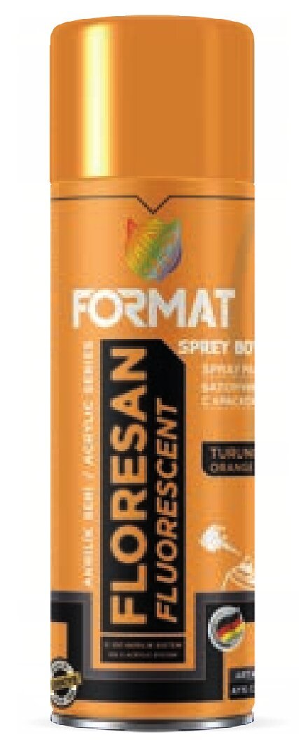 Format 400 Ml. Akrilik Floresan Turuncu Sprey