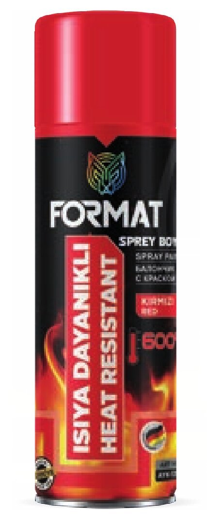Format 400 Ml. Isıya Dayanıklı Kırmızı