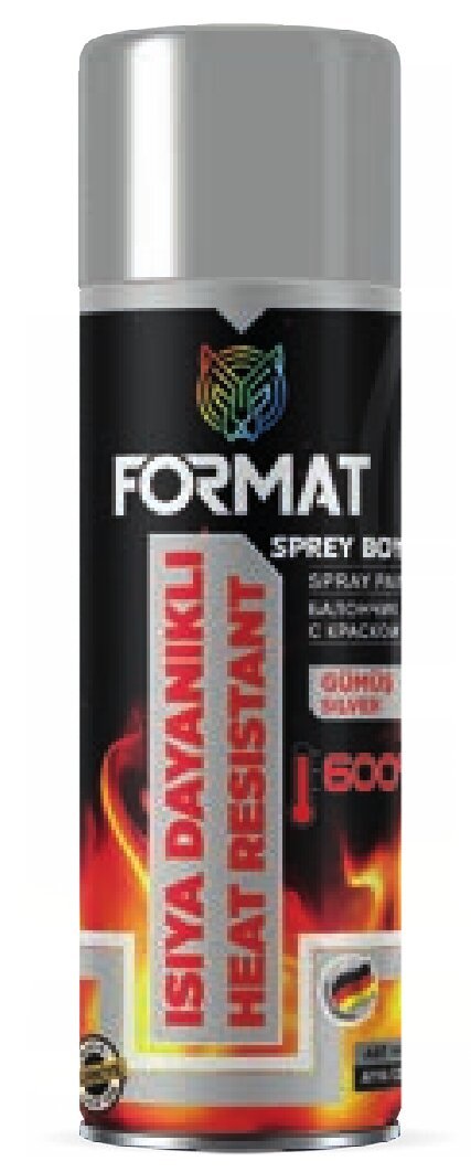Format 400 Ml. Isıya Dayanıklı Gümüş