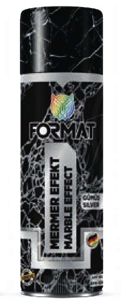 Format 200 Ml. Mermer Efekt Gümüş
