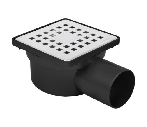 Enki Square-Eco Yandan Çıkışlı Yer Süzgeci Q50-10*10