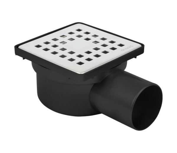 Enki Square-Eco Yandan Çıkışlı Yer Süzgeci Q50-10*10