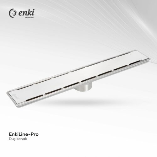 Enki Line-Eko P 60 cm Plain Izgaralı Duş Kanalı