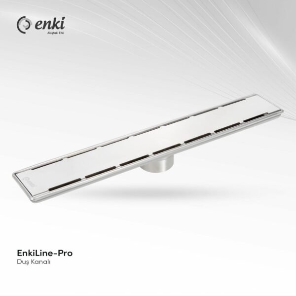 Enki Line-Eko P 60 cm Plain Izgaralı Duş Kanalı