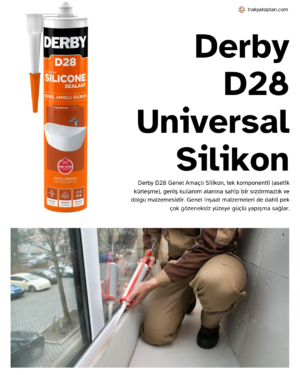 Derby D28 Genel Amaçlı Universal Silikon-Şeffaf