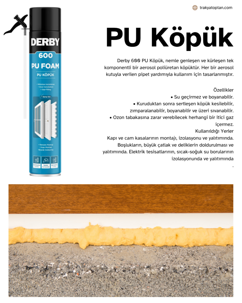 PU Köpük, Silikonize Mastik ve Universal Silikon Nedir? Nerelerde Kullanılır?