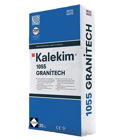 Granitech - Granit Yapıştırma Harcı (Gri) C2TE 1055 25 kg